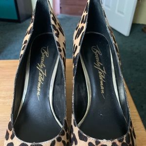 Beverly Feldman leopard print shoes.